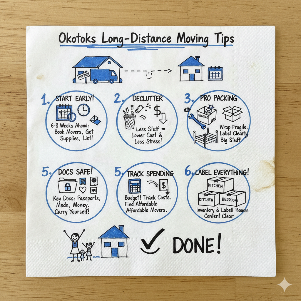 Okotoks Long Distance Moving Tips