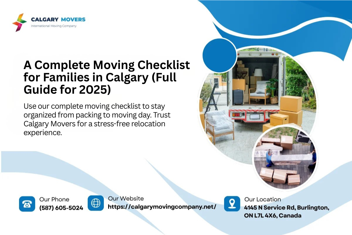 moving checklist for families Calgary