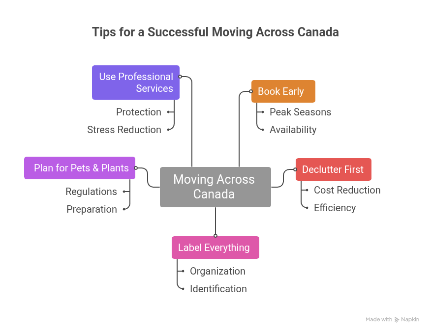 moving across canada