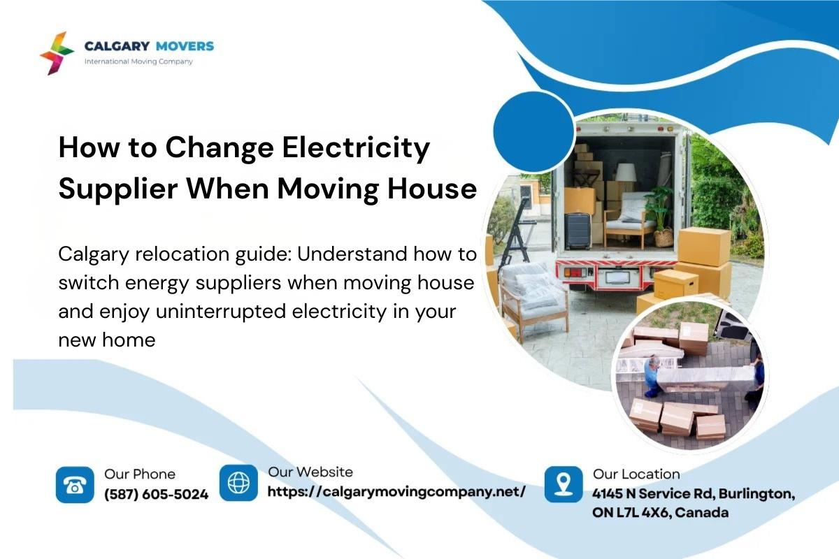 ow to change electricity supplier when moving house​​