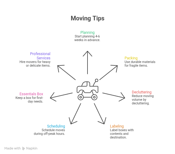 moving checklist Calgary to Airdrie