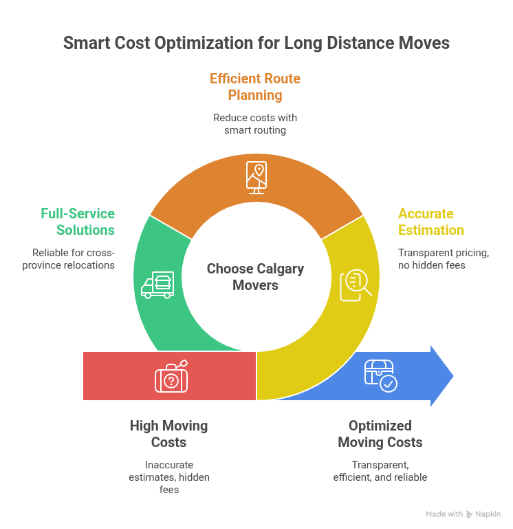 Calgary long distance moving costs