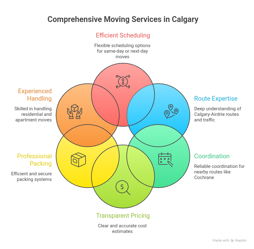 Calgary to Airdrie moving tips