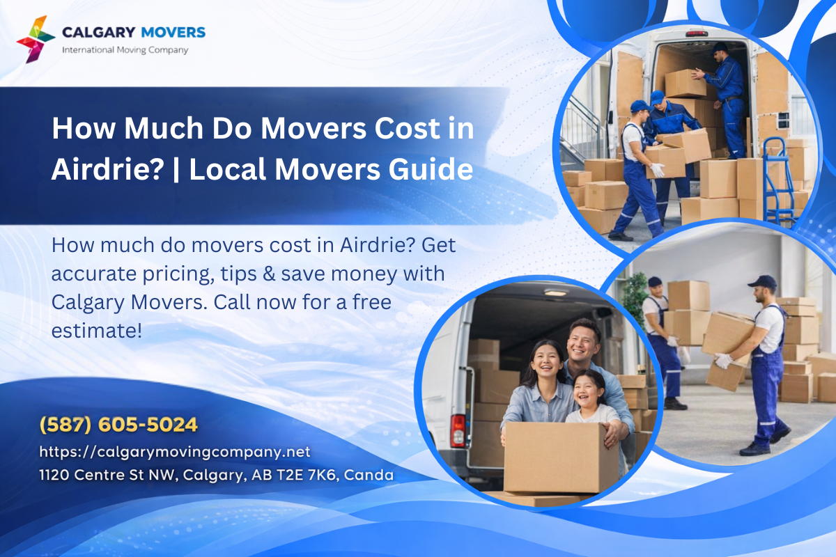 How much do movers cost in Airdrie?