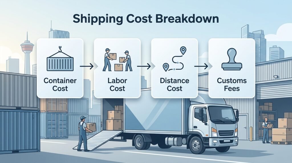 moving shipping cost