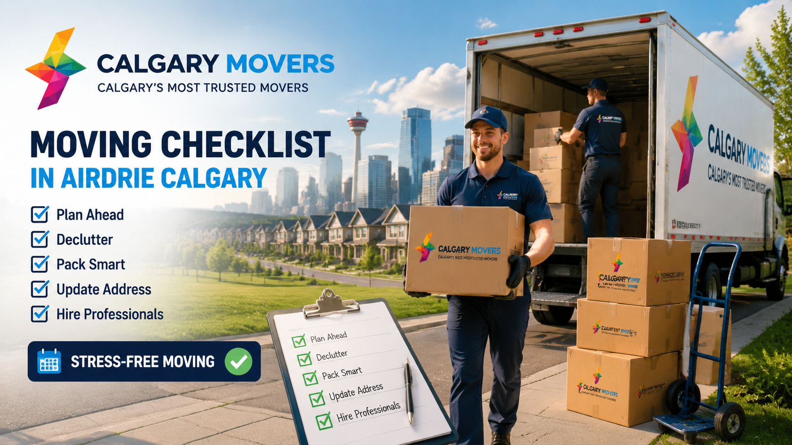 Home 23 moving checklist in Airdrie